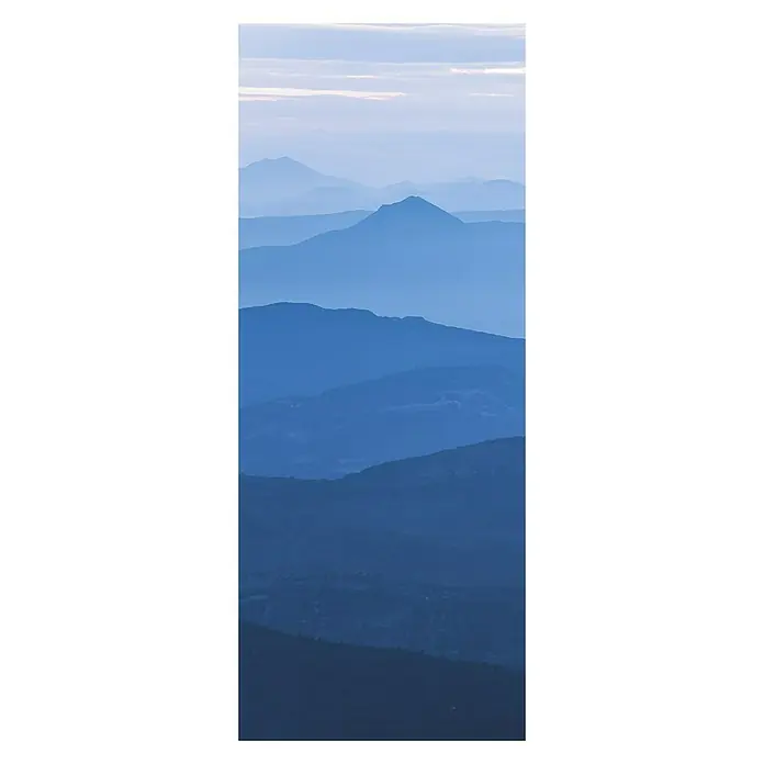 Komar Infinity Fototapete Blue Mountain Panel - 1 -tlg., B x H: 100 x 250 cm, Vlies - Vorderansicht