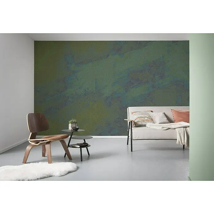 Komar Infinity Fototapete Maya Tweed - 4 -tlg., B x H: 400 x 250 cm, Vlies, Grün, Braun - Stimmungsaufnahme