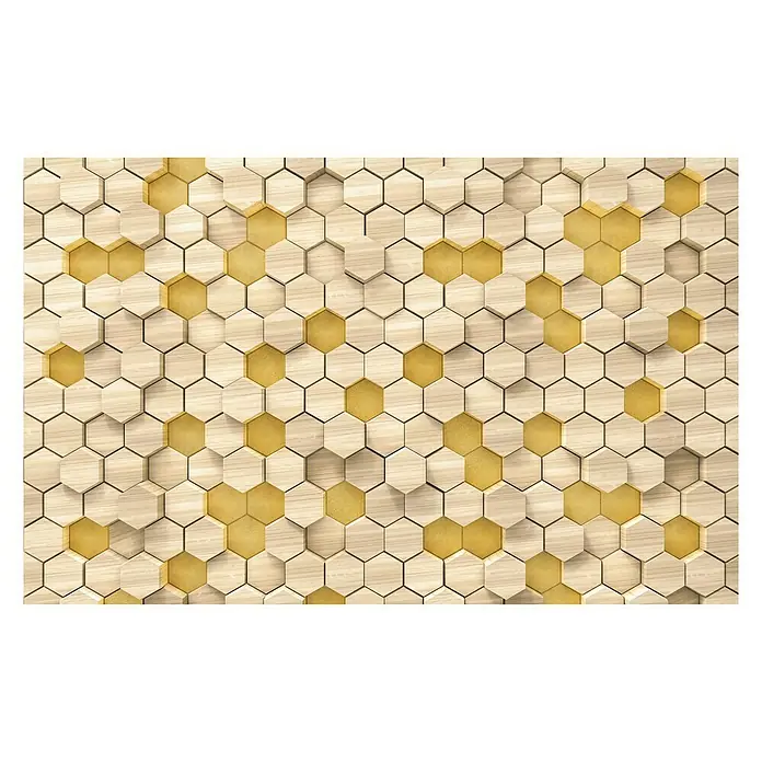 Komar Infinity Fototapete Woodcomb Birch - 4 -tlg., B x H: 400 x 250 cm, Vlies - Vorderansicht