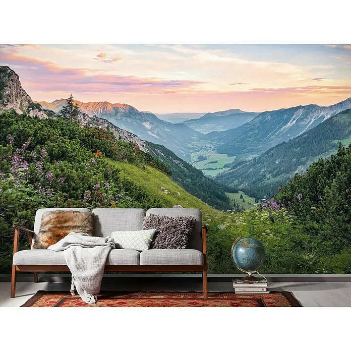 Komar Stefan Hefele Edition 1 Fototapete Alps - 4 -tlg., B x H: 400 x 250 cm, Vlies - Stimmungsaufnahme