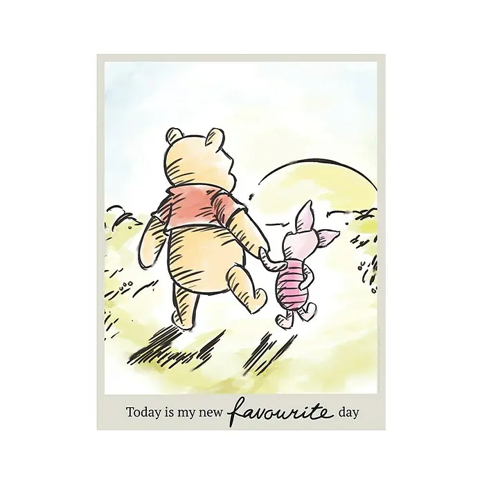 Komar Disney Edition 4 Poster Winnie Pooh Today - Disney, B x H: 30 x 40 cm - Vorderansicht