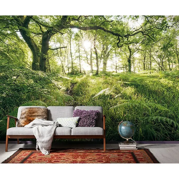 Komar Stefan Hefele Edition 1 Fototapete Mystic Path - 4 -tlg., B x H: 400 x 250 cm, Vlies - Stimmungsaufnahme