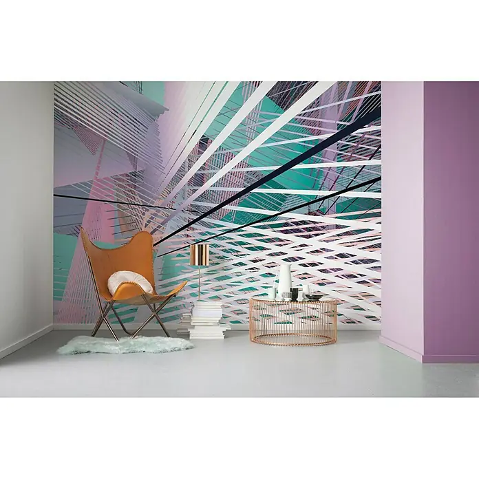 Komar Infinity Fototapete Space Grid Spring - 4 -tlg., B x H: 400 x 250 cm, Vlies - Stimmungsaufnahme
