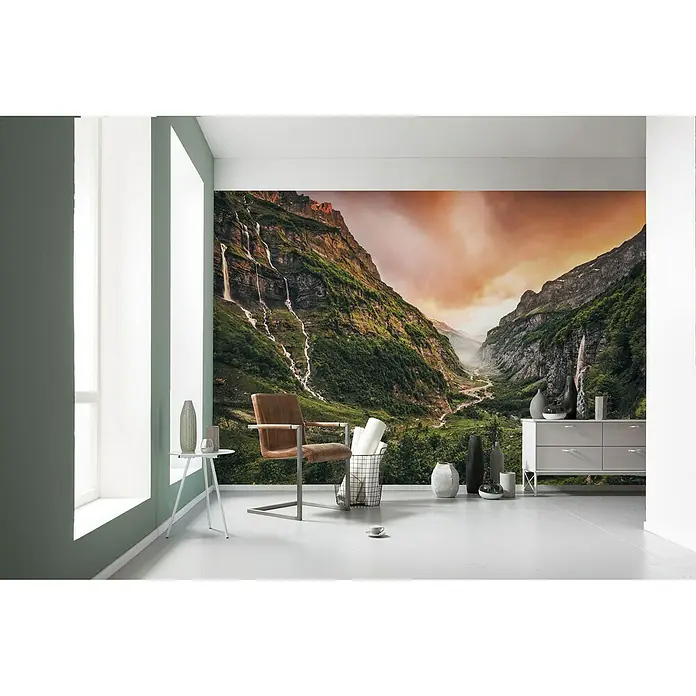 Komar Stefan Hefele Edition 1 Fototapete Eden Valley - 4 -tlg., B x H: 400 x 250 cm, Vlies - Stimmungsaufnahme