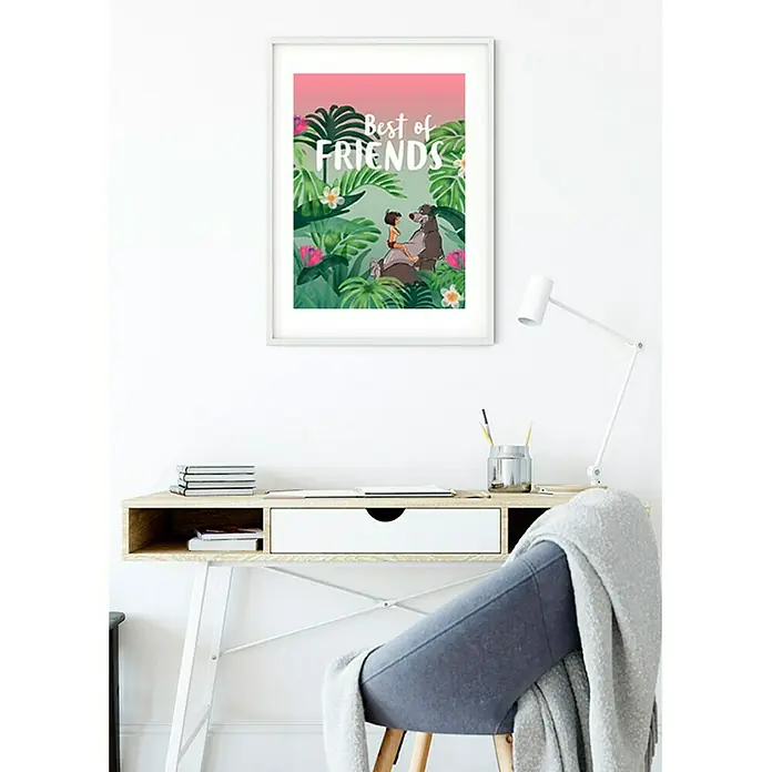 Komar Disney Edition 4 Poster Jungle Book Best of Friends - Disney, B x H: 40 x 50 cm - Stimmungsaufnahme