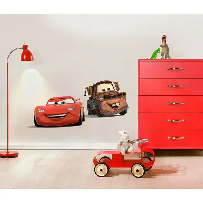 Komar Disney Edition 4 Dekosticker Cars Friends - 2 -tlg., Bunt - Stimmungsaufnahme