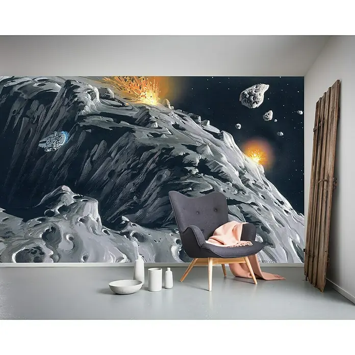 Komar Star Wars Fototapete RMQ Asteroid - 10 -tlg., B x H: 500 x 250 cm, Vlies - Stimmungsaufnahme