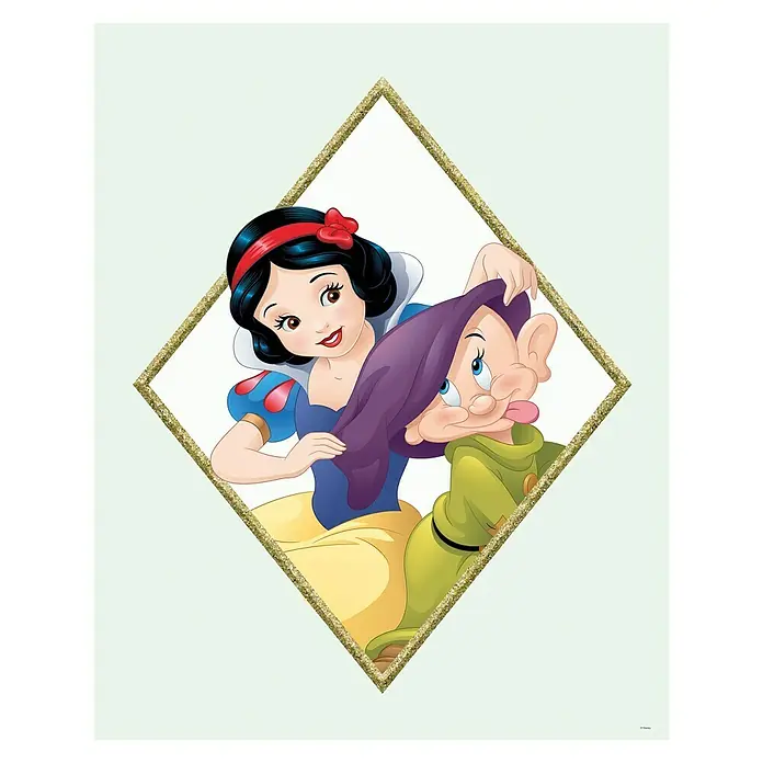 Komar Disney Edition 4 Poster Snow White & Dopey - Disney, B x H: 40 x 50 cm - Vorderansicht