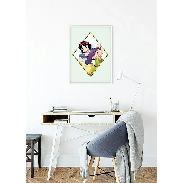 Komar Disney Edition 4 Poster Snow White & Dopey - Disney, B x H: 40 x 50 cm - Stimmungsaufnahme