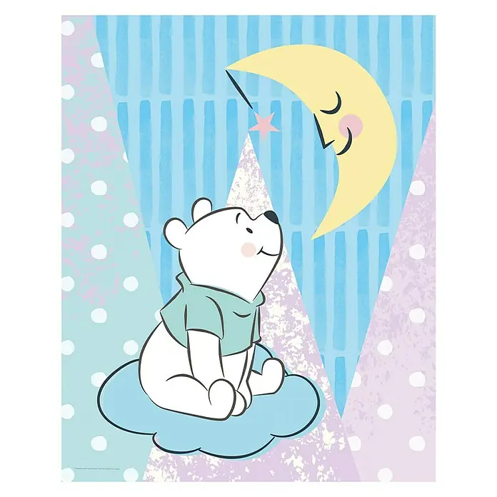 Komar Disney Edition 4 Poster Winnie Pooh Moon - Disney, B x H: 30 x 40 cm - Vorderansicht