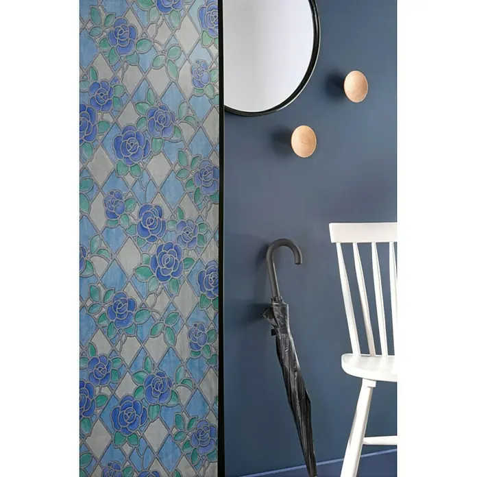 Vénilia Klebefolie Vitrodecor Ambert - 2 m x 45 cm, Bunt, Selbstklebend