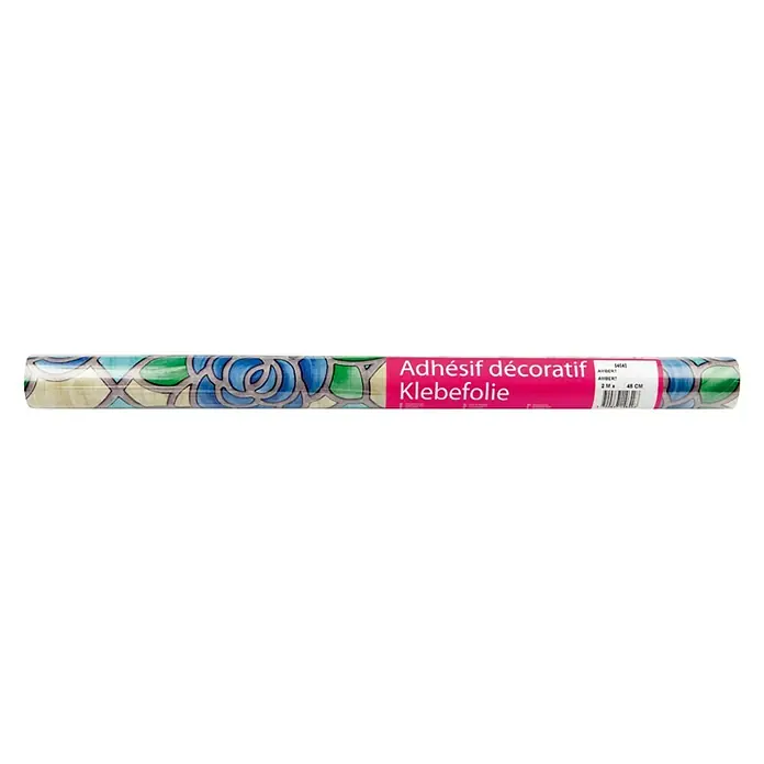 Vénilia Klebefolie Vitrodecor Ambert - 2 m x 45 cm, Bunt, Selbstklebend