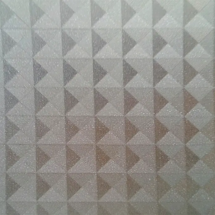 Vénilia Klebefolie Vitrostatic Karo klein - 1,5 m x 45 cm, Transparent, Selbstklebend
