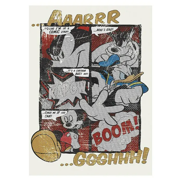 Komar Disney Edition 4 Fototapete Mickey´s Great Escape - 4 -tlg., B x H: 184 x 254 cm, Papier - Vorderansicht