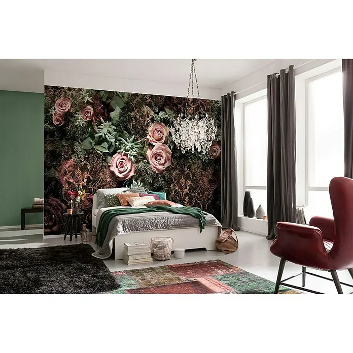 Komar Imagine Edition 3 - Stories Fototapete Velvet - 8 -tlg., B x H: 368 x 254 cm, Papier - Stimmungsaufnahme