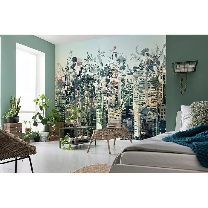 Komar Imagine Edition 3 - Stories Foto tapeta Urban Jungle - 8 -dij., Š x V: 368 x 254 cm, Papir - Živopisni prikaz