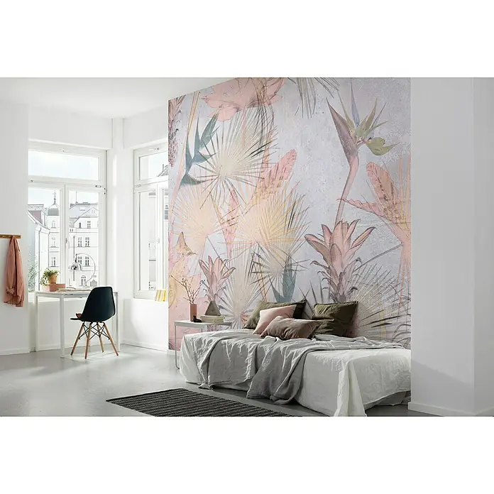 Komar Imagine Edition 3 - Stories Fototapete Tropical Concrete - 8 -tlg., B x H: 368 x 254 cm, Papier - Stimmungsaufnahme