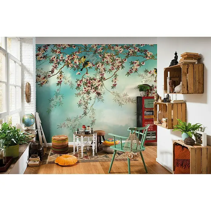 Komar Imagine Edition 3 - Stories Fototapete Sakura - 8 -tlg., B x H: 368 x 254 cm, Papier - Stimmungsaufnahme