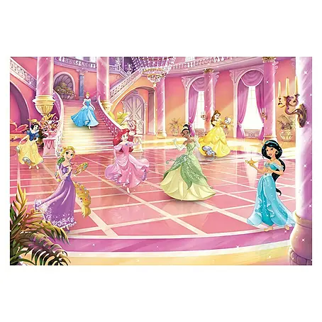 Komar Disney Edition 4 Fototapete Princess Glitzerparty