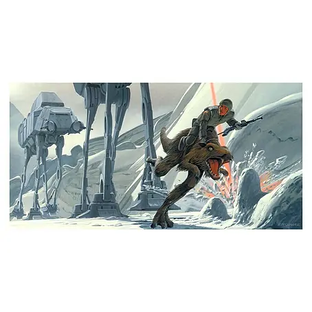Komar Star Wars Fototapete RMQ Hoth Battle Ground