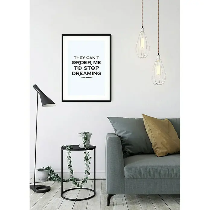 Komar Disney Edition 4 Poster Cinderella Quote - Disney, B x H: 30 x 40 cm - Stimmungsaufnahme