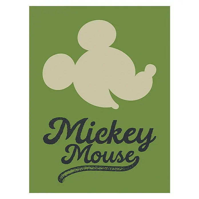 Komar Disney Edition 4 Poster Mickey Mouse Green Head - Disney, B x H: 30 x 40 cm - Vorderansicht
