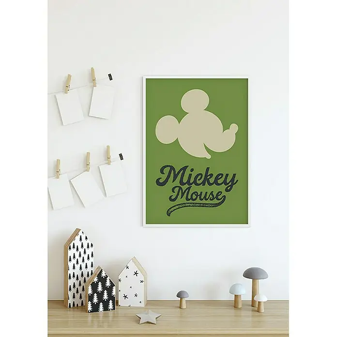 Komar Disney Edition 4 Poster Mickey Mouse Green Head - Disney, B x H: 30 x 40 cm - Stimmungsaufnahme