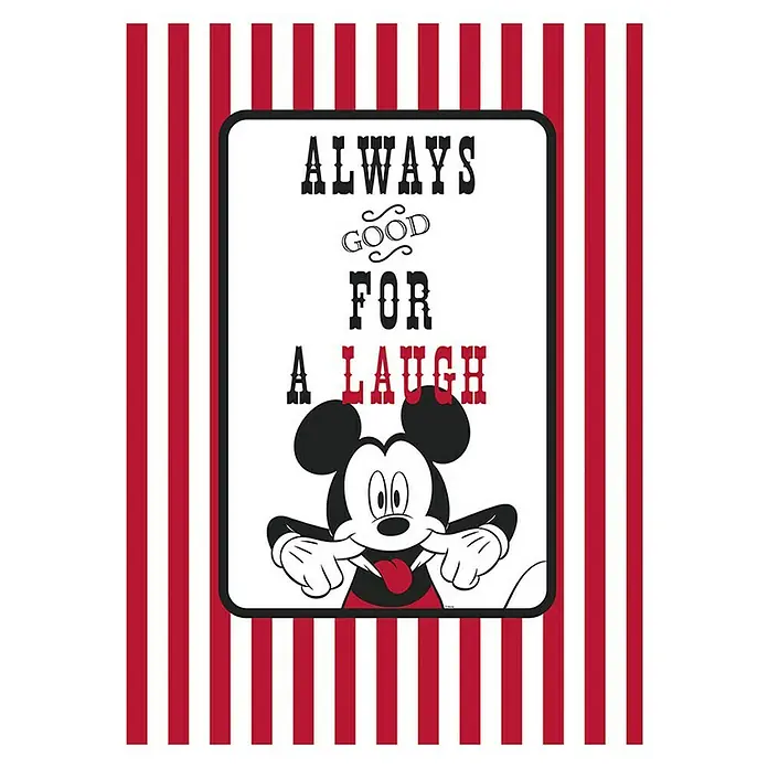 Komar Disney Edition 4 Poster Mickey Mouse Laugh - Disney, B x H: 50 x 70 cm - Vorderansicht