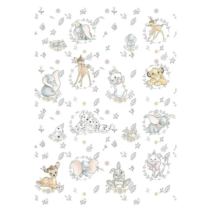 Komar Disney Edition 4 Fototapete Best of Friends - 4 -tlg., B x H: 200 x 280 cm, Vlies - Vorderansicht