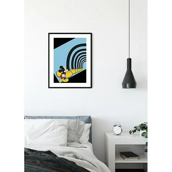 Komar Disney Edition 4 Poster Mickey Mouse Foot Tunnel - Disney, B x H: 40 x 50 cm - Stimmungsaufnahme