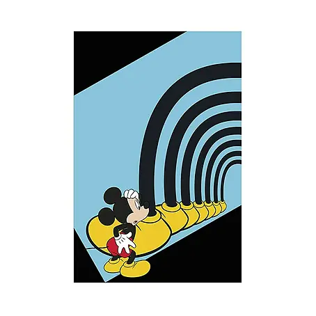 Komar Disney Edition 4 Poster Mickey Mouse Foot Tunnel