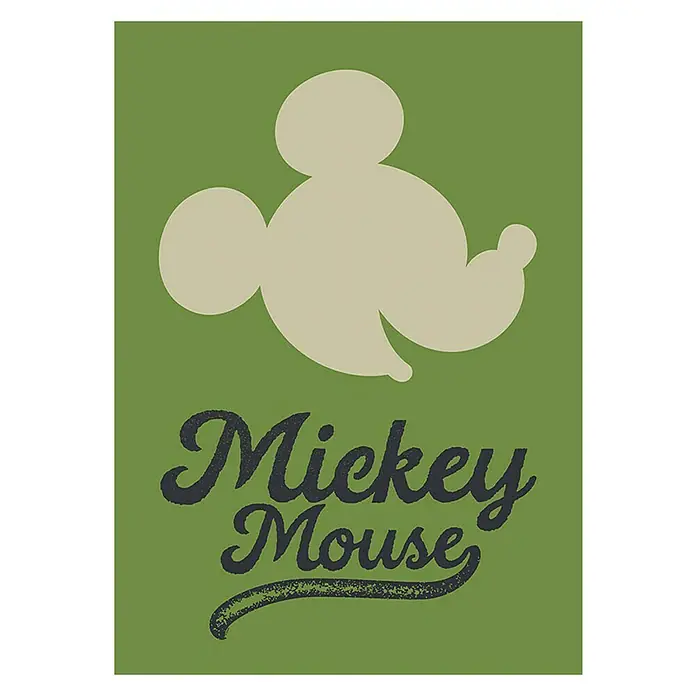 Komar Disney Edition 4 Poster Mickey Mouse Green Head - Disney, B x H: 50 x 70 cm - Vorderansicht