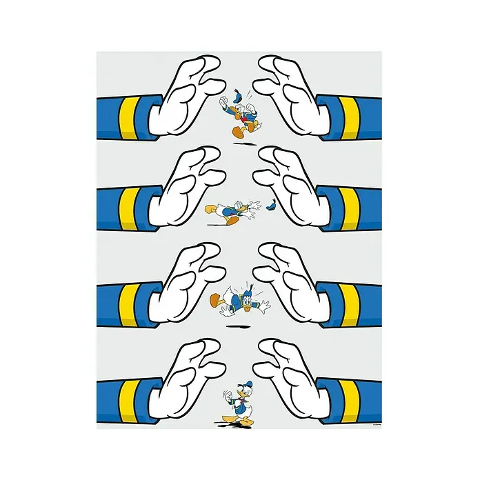 Komar Disney Edition 4 Poster Donald Duck Hands - Disney, B x H: 50 x 70 cm - Vorderansicht
