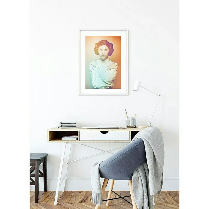 Komar Star Wars Poster Icons Color Leia - Disney, B x H: 30 x 40 cm - Stimmungsaufnahme