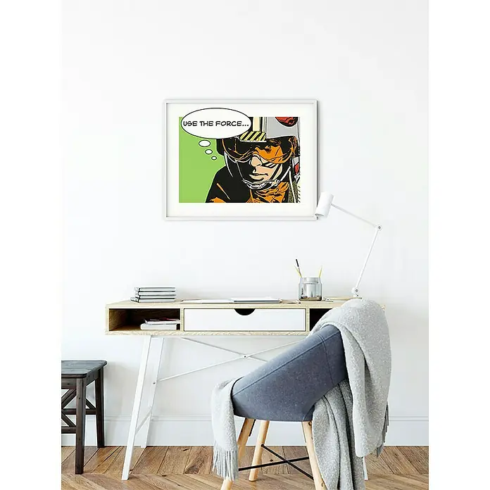 Komar Star Wars Poster Comic Quote Luke - Disney, B x H: 70 x 50 cm - Stimmungsaufnahme