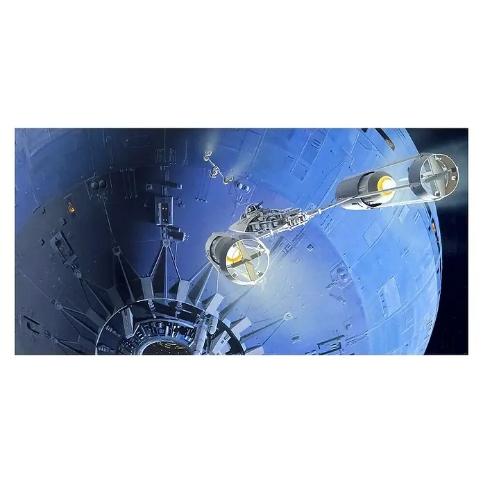 Komar Star Wars Fototapete RMQ Death Star Assault - 10 -tlg., B x H: 500 x 250 cm, Vlies - Vorderansicht
