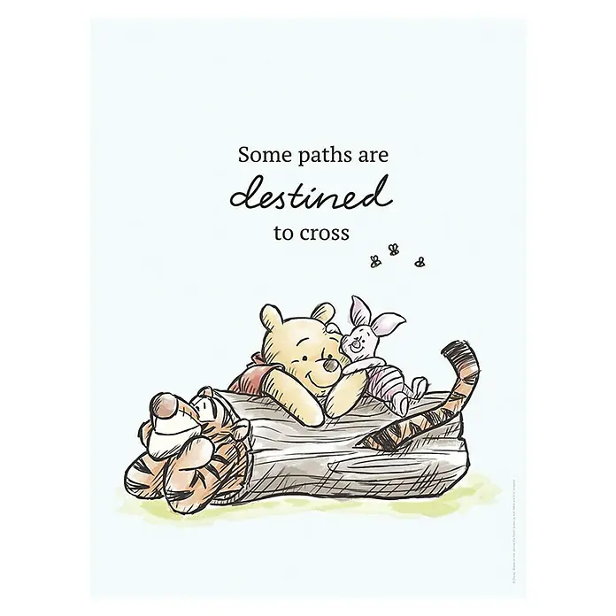 Komar Disney Edition 4 Poster Winnie Pooh Path - Disney, B x H: 30 x 40 cm - Vorderansicht