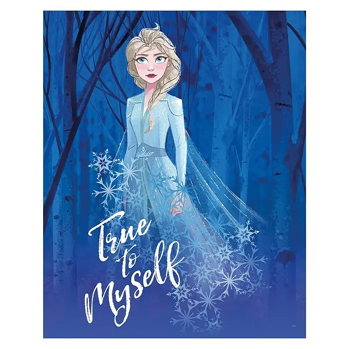 Komar Disney Edition 4 Poster Frozen Elsa True To Myself - Disney, B x H: 50 x 70 cm - Vorderansicht