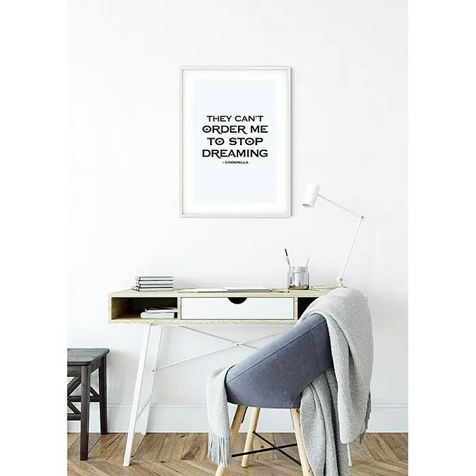 Komar Disney Edition 4 Poster Cinderella Quote - Disney, B x H: 50 x 70 cm - Stimmungsaufnahme