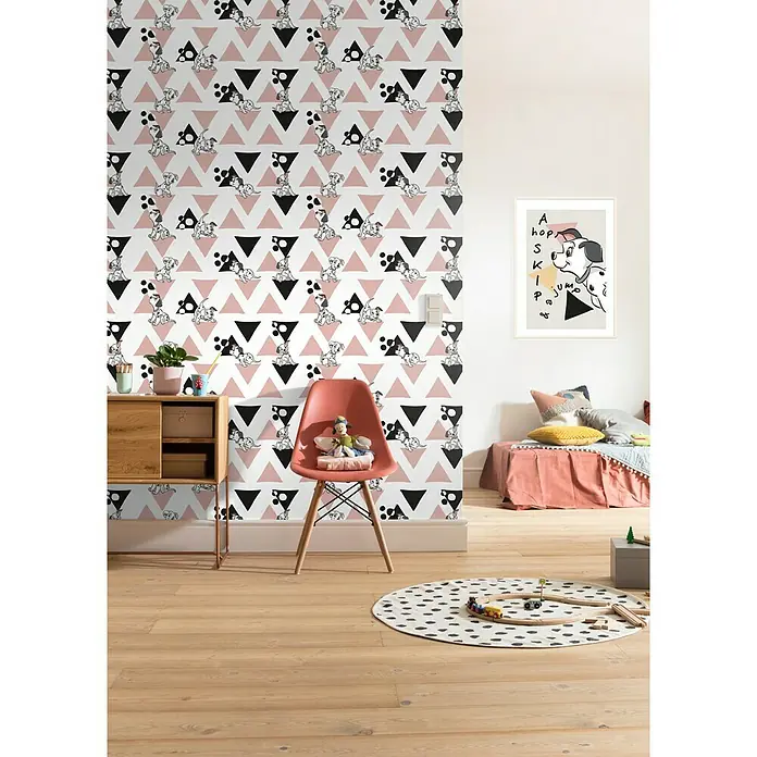 Komar Disney Edition 4 Fototapete 101 Dalmatiner Angles - 4 -tlg., B x H: 200 x 280 cm, Vlies - Stimmungsaufnahme