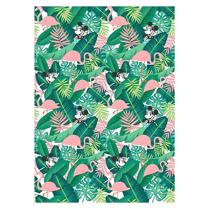 Komar Disney Edition 4 Fototapete Minnie Tropical - 4 -tlg., B x H: 200 x 280 cm, Vlies - Vorderansicht