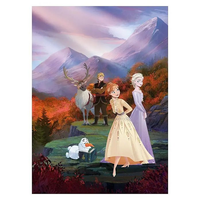 Komar Disney Edition 4 Fototapete Frozen Spring is coming - 4 -tlg., B x H: 184 x 254 cm, Papier - Vorderansicht