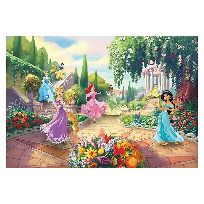 Komar Disney Edition 4 Fototapete Princess Park - 8 -tlg., B x H: 368 x 254 cm, Papier - Vorderansicht