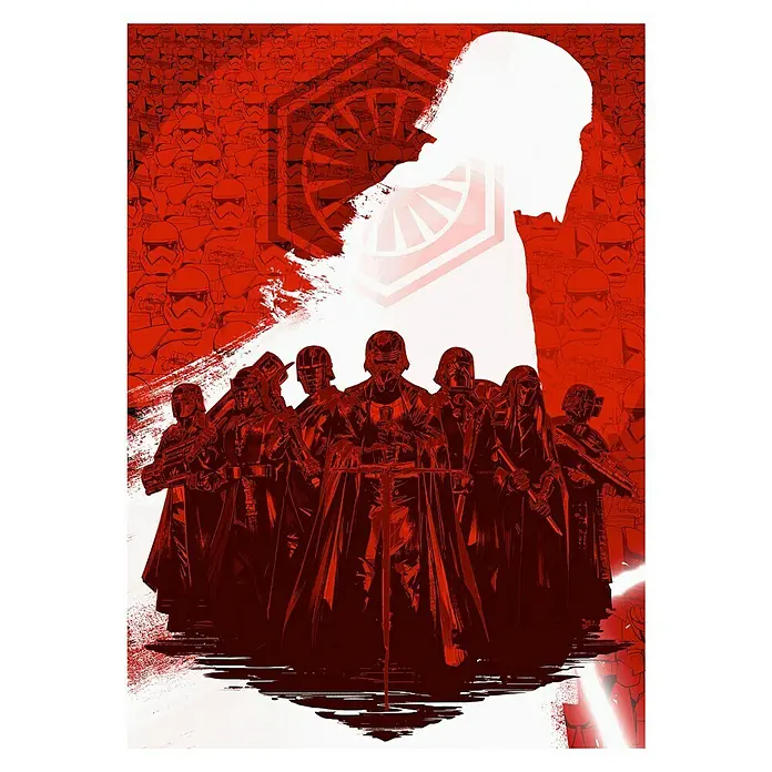 Komar Star Wars Fototapete Supreme Leader - 4 -tlg., B x H: 200 x 280 cm, Vlies - Vorderansicht