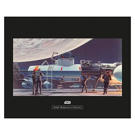 Komar Star Wars Poster RMQ Yavin Hangar