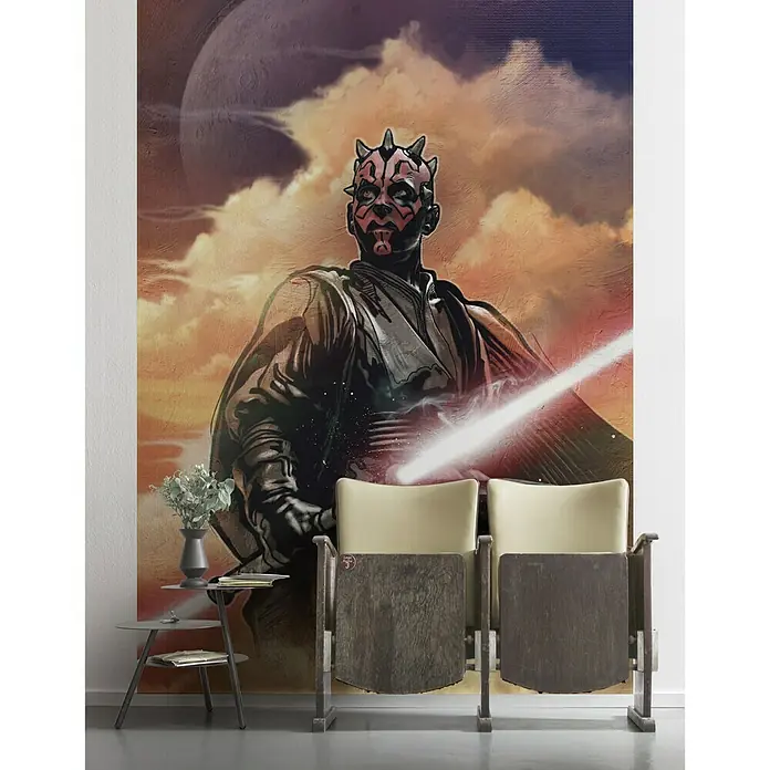 Komar Star Wars Fototapete Darth Maul - 4 -tlg., B x H: 200 x 280 cm, Vlies - Stimmungsaufnahme