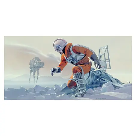 Komar Star Wars Fototapete Hoth Battle Pilot