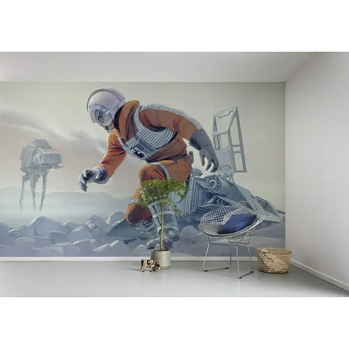Komar Star Wars Fototapete Hoth Battle Pilot - 10 -tlg., B x H: 500 x 250 cm, Vlies - Stimmungsaufnahme