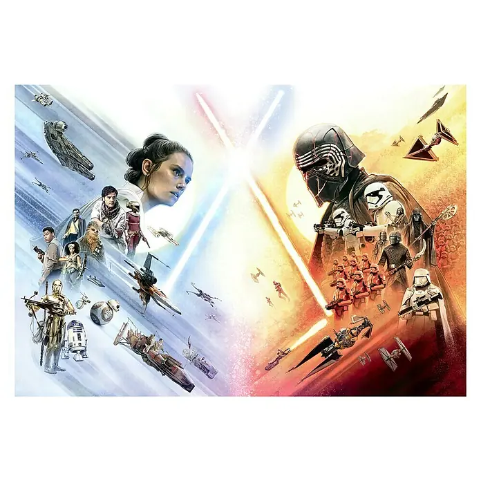 Komar Star Wars Fototapete EP9 Movie Poster Wide - 8 -tlg., B x H: 368 x 254 cm, Papier - Vorderansicht