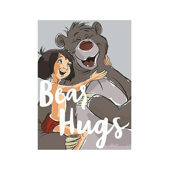 Komar Disney Edition 4 Poster Bear Hug - Disney, B x H: 50 x 70 cm - Vorderansicht